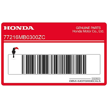 Naklejka pasek owiewka tylna, prawa strona