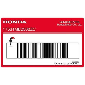 Adesivo striscia serbatoio, lato sinistro