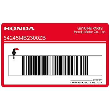 Adesivo carena inferiore, lato destro