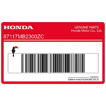 Adesivo striscia carena superiore, lato destro