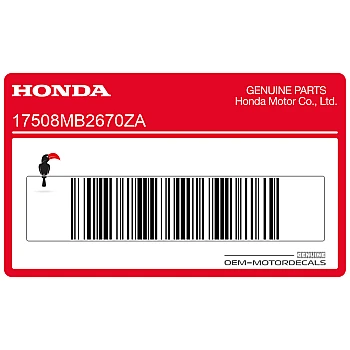 Adesivo striscia serbatoio, lato destro