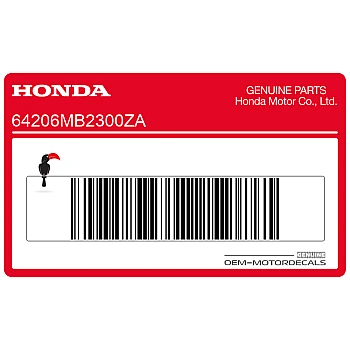 Adesivo carena anteriore, lato sinistro