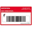 Autocollant cache latéral, côté gauche