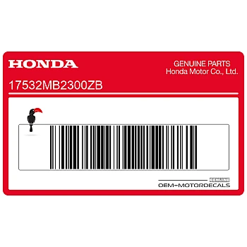 Serbatoio carburante emblema Honda, lato destro