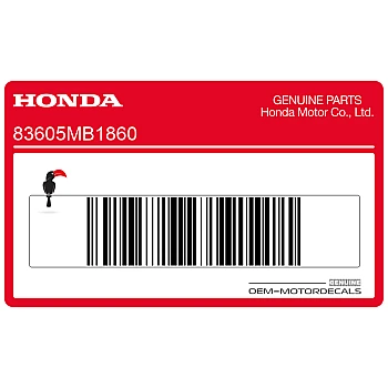 Naklejka pokrywy bocznej