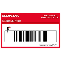 Zulassungsschild-Aufkleber