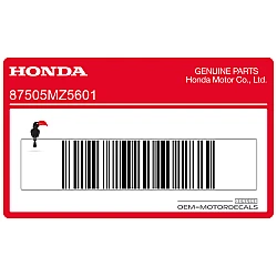 Tire information warning label