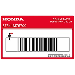 Oil capacity information label