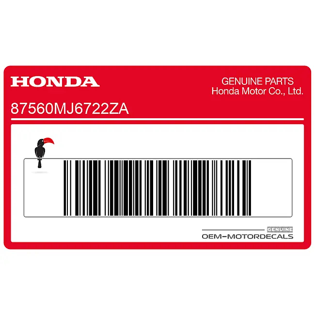 Honda-87560MJ6722ZA