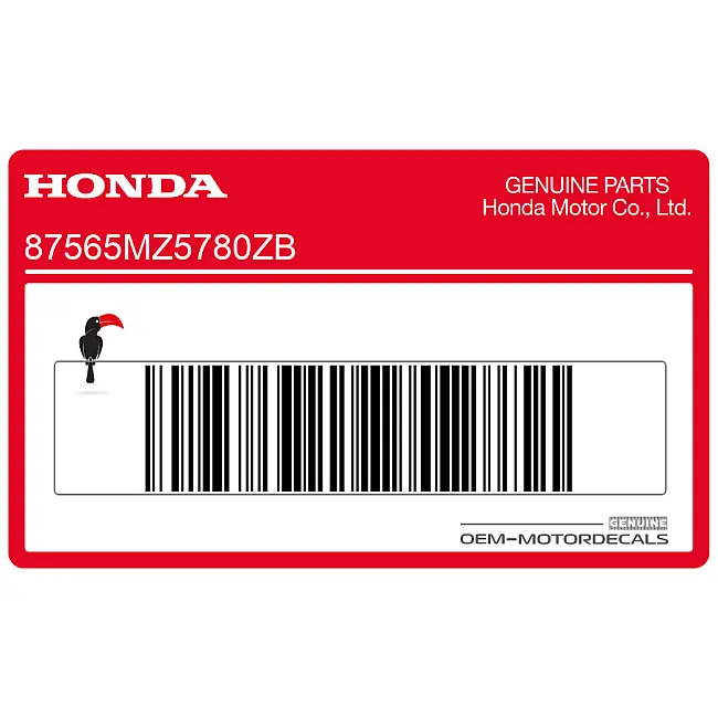 Honda-87565MZ5780ZB