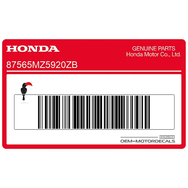 Honda-87565MZ5920ZB