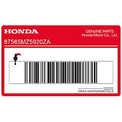 Étiquette de code couleur Type 1