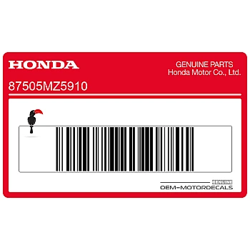 Étiquette d'avertissement