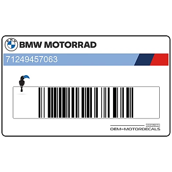 Bandeninformatie waarschuwingssticker