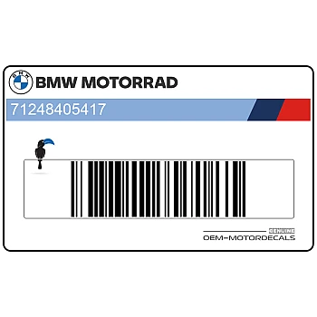 Bandeninformatie waarschuwingssticker