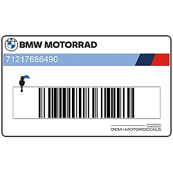 Speed limit sticker V-Max 160km/h / 100mph