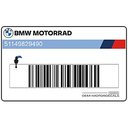 Adhesivo de colín trasero, lado derecho