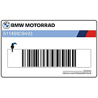 BMW Adesivo centrale serbatoio, lato sinistro 51149829493