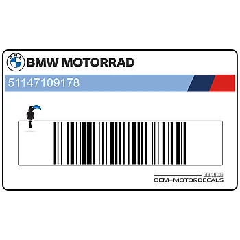 Sticker onderste zijkuip, rechterzijde