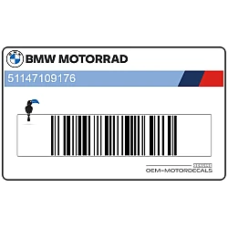 Upper side fairing decal, right side