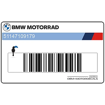 Sticker achterkuip, linkerzijde