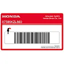 Brandstof pictogram waarschuwingssticker