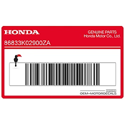 Emblema '150i' carenado delantero