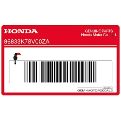 Side cowling 150i decal