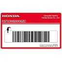 Autocollant de cache latéral REVERE, côté gauche