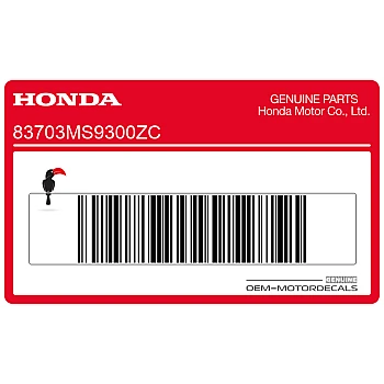 Autocollant de cache latéral REVERE, côté gauche