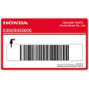 Autocollant robinet d'essence cache latéral gauche