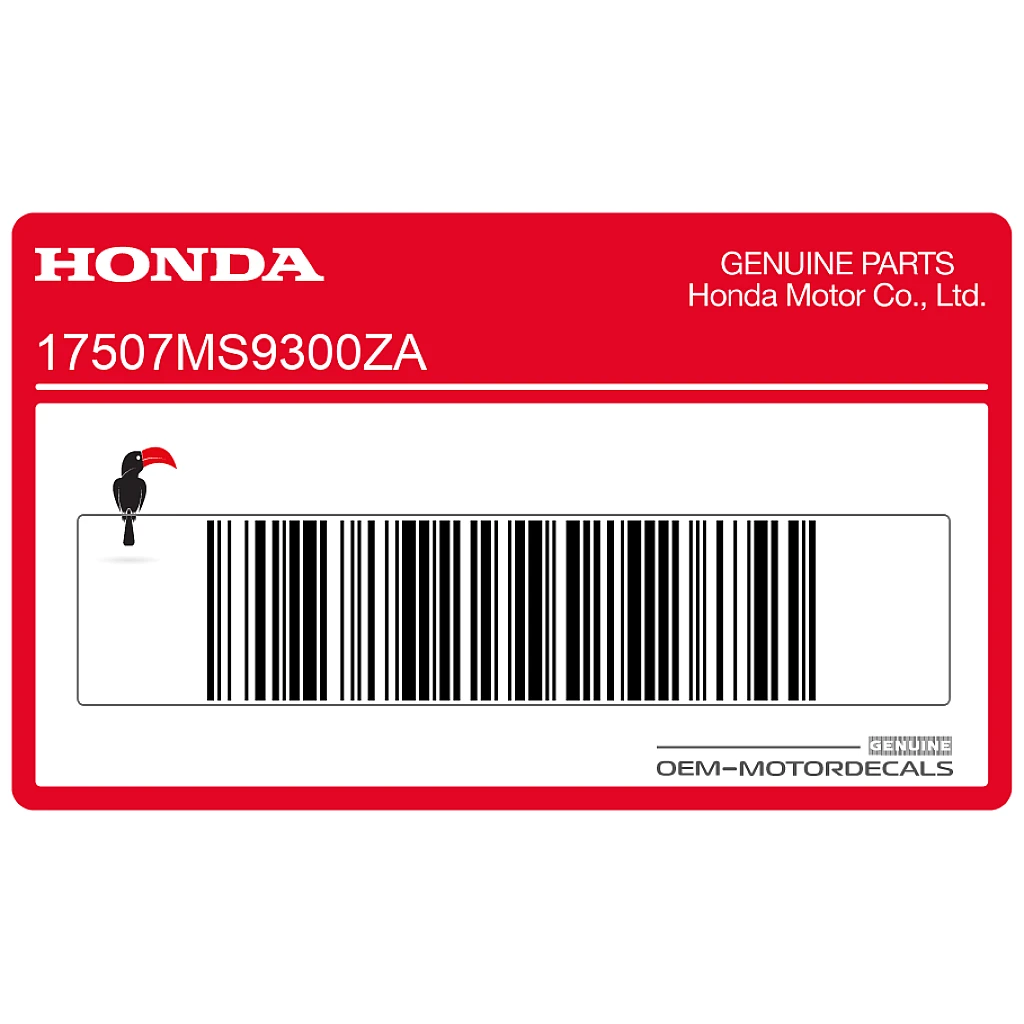 Honda NTV650 Emblème de Réservoir HONDA OEM 17507MS9300ZA