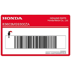 Autocollant de cache latéral REVERE, côté droit