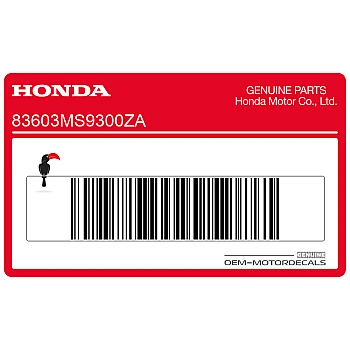 Adesivo fiancatina REVERE, lato destro