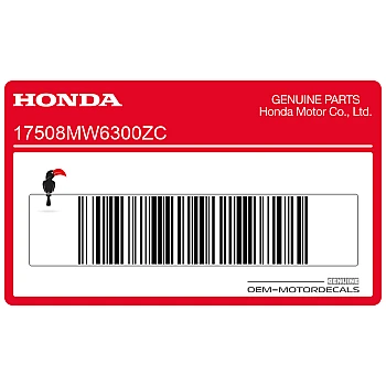 Kraftstofftank HONDA Logo, links