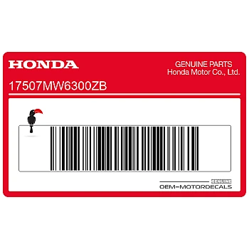 Logotipo Honda Wing tanque de combustible, lado derecho