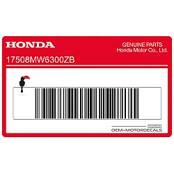 Honda Logo Aufkleber für Kraftstofftank, links