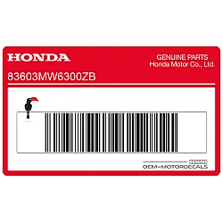 Aufkleber linker Seitendeckel Revere NTV650