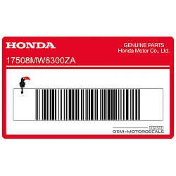 Naklejka logo REVERE na zbiornik paliwa, lewa strona