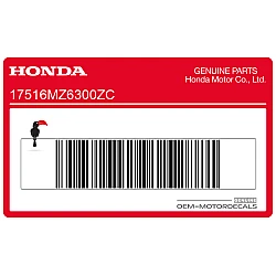 Honda brandstoftank vleugel logo sticker