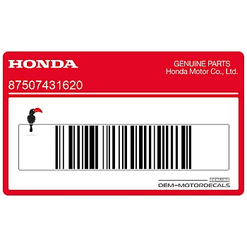 Waarschuwingssticker koelvloeistofreservoir, links