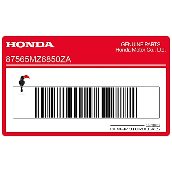 Achterspatbord NH-1 sticker, onder zadel