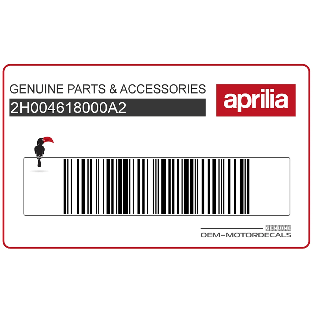 Aprilia SXR 50 Rear Side Fairing SXR 50 Sport Graphic Right Side OEM 2H004618000A2