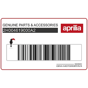 Sticker zijpaneel achter links SXR 50 Sport