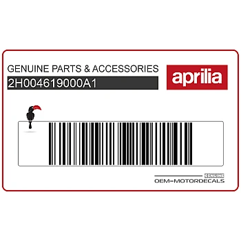 Adesivo carena posteriore SXR Sport, lato sinistro