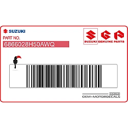 Autocollant ouïe de radiateur droite SUZUKI