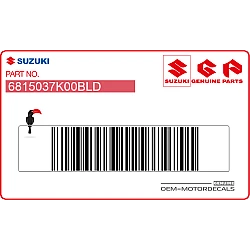 Suzuki voorspatbord sticker