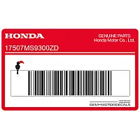 HONDA Emblème de réservoir HONDA 17507-MS9-300ZD