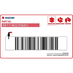 Brandstoftank Suzuki RM125 Embleem