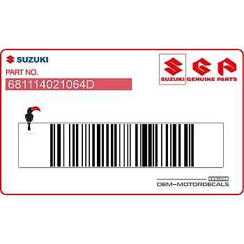 Fuel tank Suzuki RM125 emblem